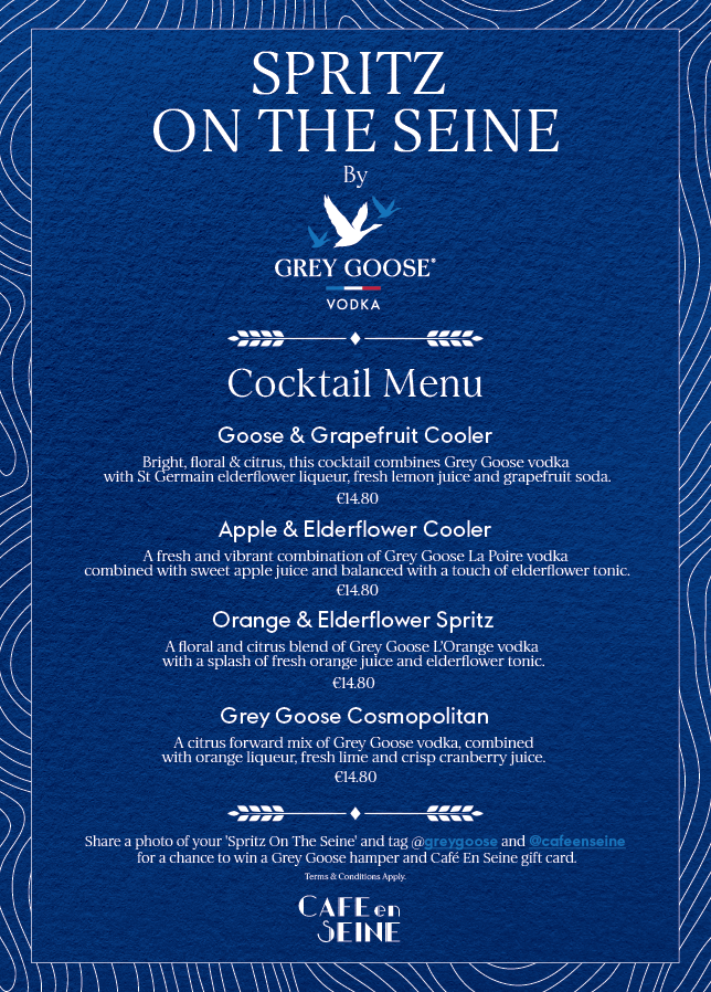 Grey Goose X Café en Seine
